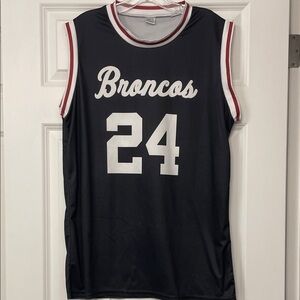 Broncos Black Basketball Jersey